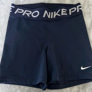 Nike Pro Dri-Fit 3” Navy Shorts. Size Women’s Small.